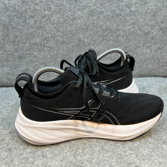 ASICS Gel Nimbus 26 Black White Running Comfort Sneakers Shoes Men\'s Size 9 main image 8